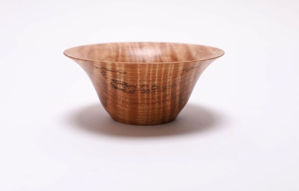 #2443 Handcrafted Wooden Bowl