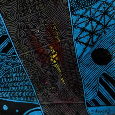 Alternate image for Expressionist Painting of a Saxophone Player 2019 Celebration King of Afrobeat