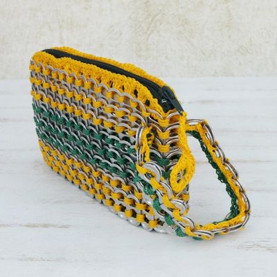 Alternate image for Soda pop-top wristlet bag Brazilian Spark