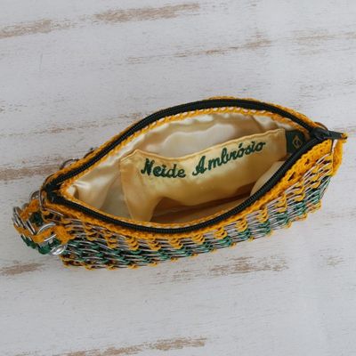 Alternate image for Soda pop-top wristlet bag Brazilian Spark