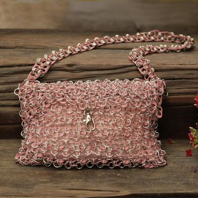 Alternate image for Soda pop-top shoulder bag Long Shimmery Morn
