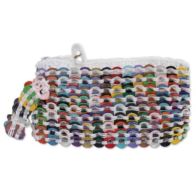 Alternate image for Multicolored Aluminum Soda Pop-Top Wristlet from Brazil Fashionable Colors