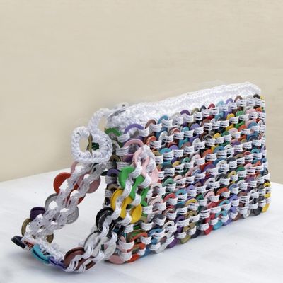Alternate image for Multicolored Aluminum Soda Pop-Top Wristlet from Brazil Fashionable Colors
