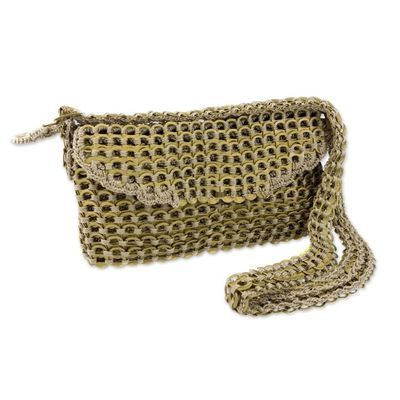 Alternate image for Recycled Soda Pop Top Shoulder Bag from Brazil Golden Creativity