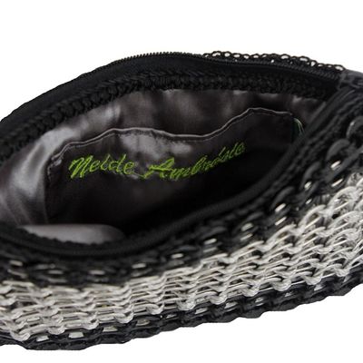 Alternate image for Soda Pop-Top Wristlet in Black and Silver from Brazil Fashionable Two-Tone