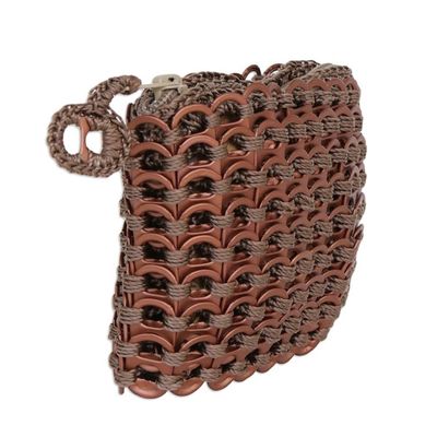Alternate image for Bronze-Colored Soda Pop Top Change Purse from Brazil Bronze Recycled Chic