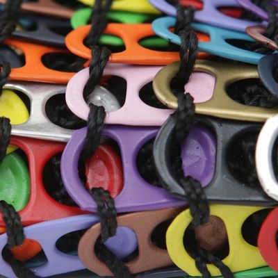 Alternate image for Rainbow-Hued Soda Pop-Top Bucket Bag from Brazil Eco Rainbow