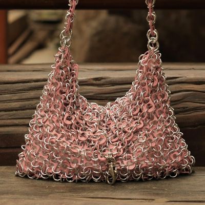 Alternate image for Soda pop-top shoulder bag Long Shimmery Morn