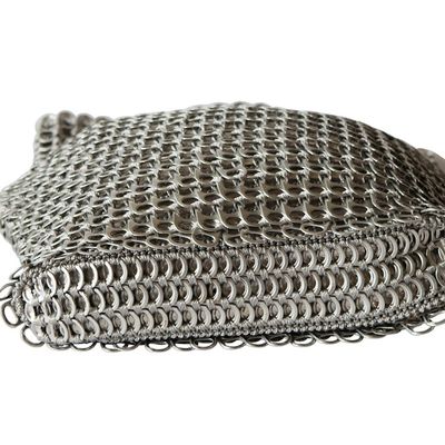 Alternate image for Silvery Brazil Eco-Art Recycled Pop-Top Handle Handbag Silvery Curves