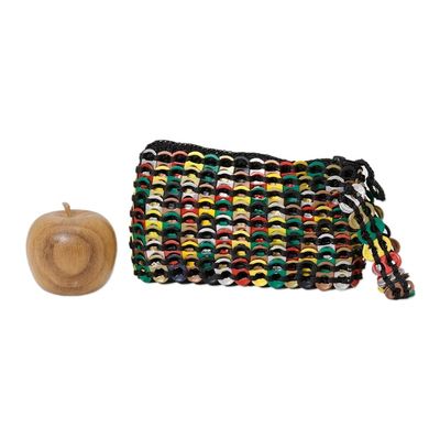 Alternate image for Eco-Friendly Zippered Colorful Soda Pop-Top Cosmetic Bag Eco-Routine