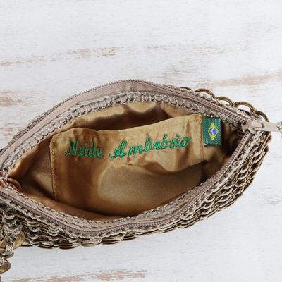 Alternate image for Recycled Soda Pop Top Wristlet from Brazil Golden Hope and Change