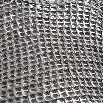 Alternate image for Silvery Brazil Eco-Art Recycled Pop-Top Handle Handbag Silvery Curves