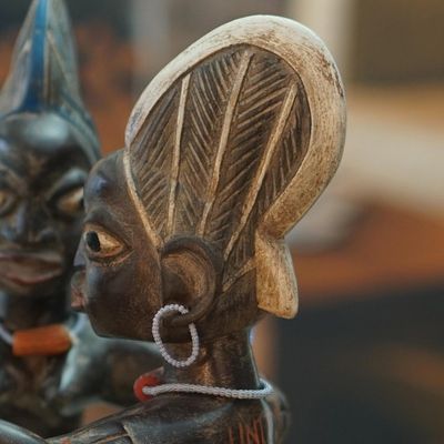 Alternate image for World Peace Sculpture in Sese Wood from Ghanaian Artist Global Peace