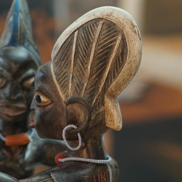 Alternate image for World Peace Sculpture in Sese Wood from Ghanaian Artist Global Peace