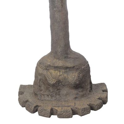 Alternate image for Handcrafted Fiberglass Sculpture of a Woman from Ghana Mother Africa IV