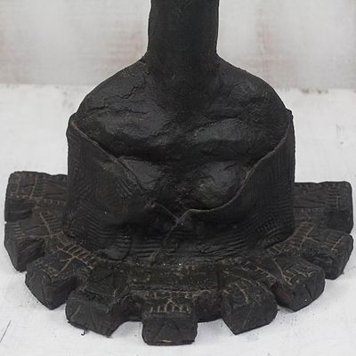 Alternate image for Handcrafted Fiberglass Sculpture of a Mother from Ghana Mother Africa I