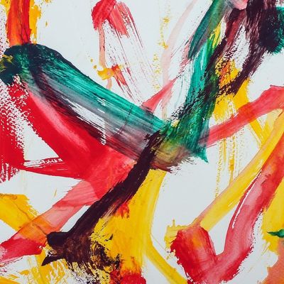 Alternate image for Original Creative Elephant Art Painting from Thailand Creative Live