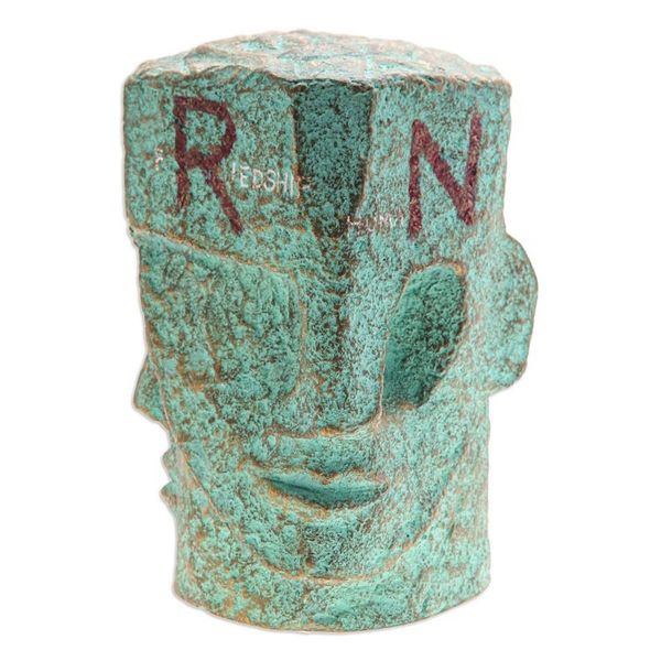 Alternate image for Thai Artisan Crafted Recycled Paper Unique Peace Sculpture No War