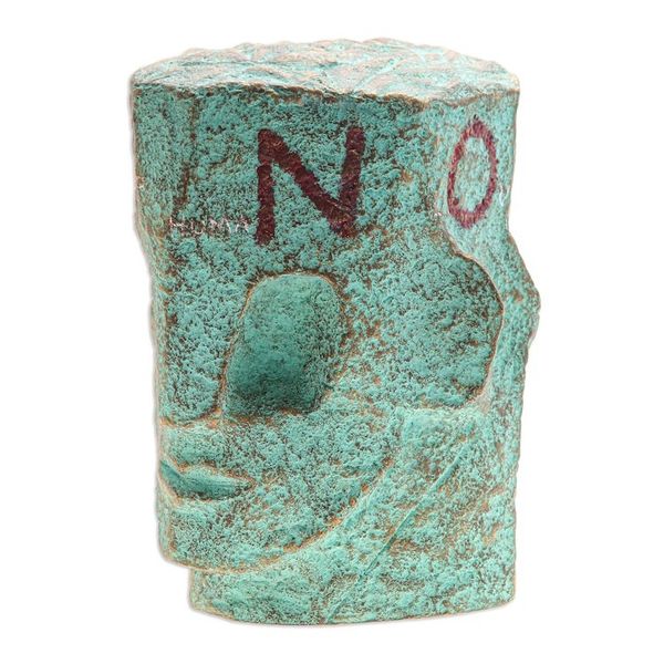 Alternate image for Thai Artisan Crafted Recycled Paper Unique Peace Sculpture No War