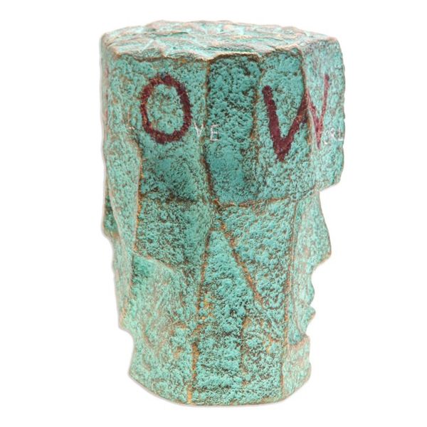 Alternate image for Thai Artisan Crafted Recycled Paper Unique Peace Sculpture No War