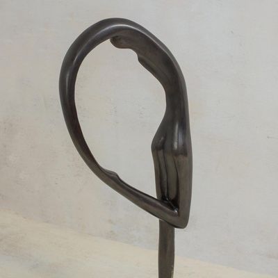 Alternate image for Bronze Female Form Sculpture from Brazil Feminine Spirit