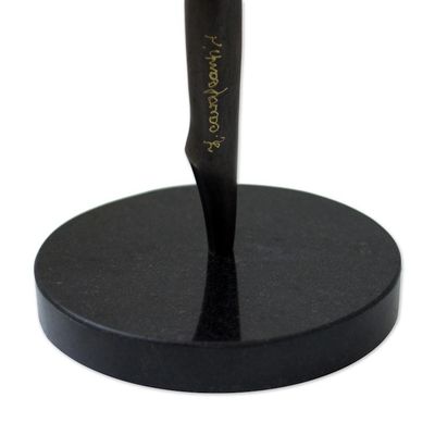 Alternate image for Bronze Female Form Sculpture from Brazil Feminine Spirit