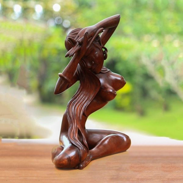 Alternate image for Wood statuette Graceful Indah