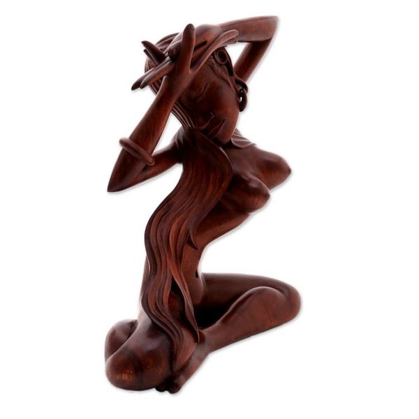Alternate image for Wood statuette Graceful Indah