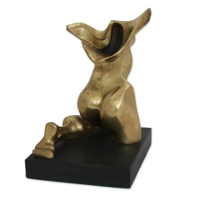 Alternate image for Fine Art Bronze Nude Sculpture of a Womans Body from Brazil Seduction II