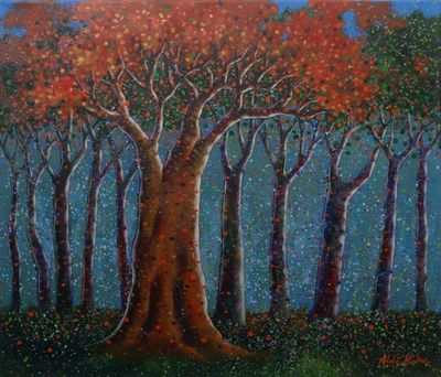 Alternate image for Acrylic Landscape Painting on Canvas Difference is Beautiful