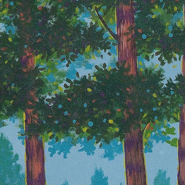 Alternate image for Signed Impressionist Landscape Painting from Java Flowing Life