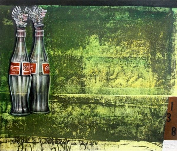 Alternate image for Still Life Oil Painting from Indonesia Coca Cola in Bali