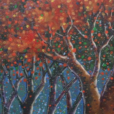 Alternate image for Acrylic Landscape Painting on Canvas Difference is Beautiful