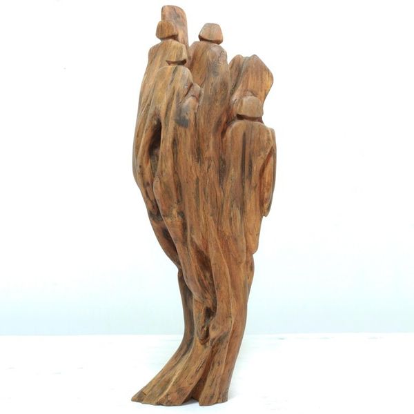 Alternate image for Unique Reclaimed Driftwood Sculpture from India Forever Friends