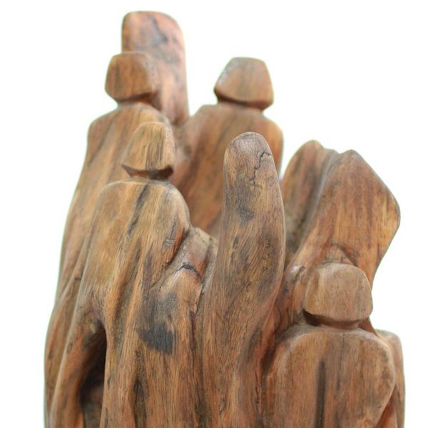 Alternate image for Unique Reclaimed Driftwood Sculpture from India Forever Friends