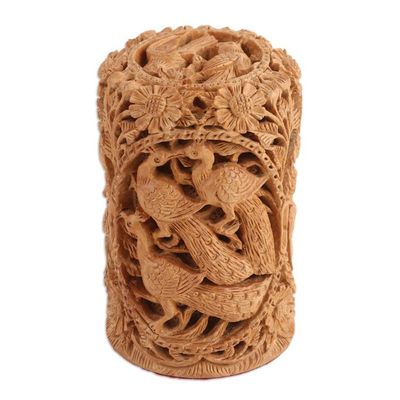 Alternate image for World Peace Project Wood Sculpture Handmade in India Peaceful Paradise