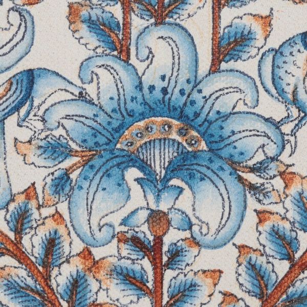 Alternate image for Original Indian Folk Art Painting The Blue Creeper