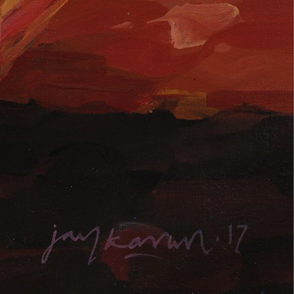 Alternate image for Expressionist Painting of a Woman at the Beach from India A Sea of Reverie