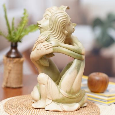 Alternate image for Wood sculpture Whirlwind of Love