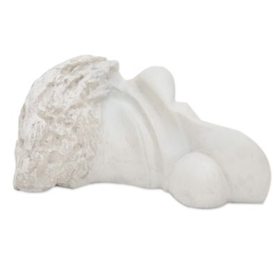 Alternate image for Feminine Sculpture of Acrylic Resin with Marble Powder Woman in Change