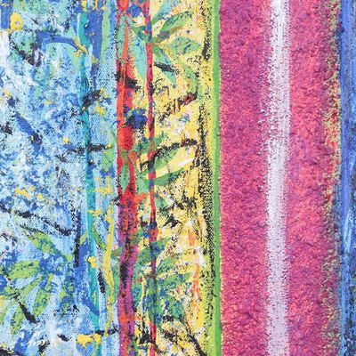 Alternate image for Abstract Painting from Thai Artist Autumn Before Winter