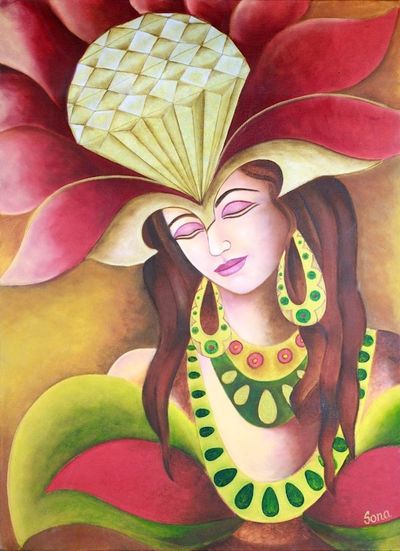 Alternate image for Expressionist Portrait Painting Enlightened III