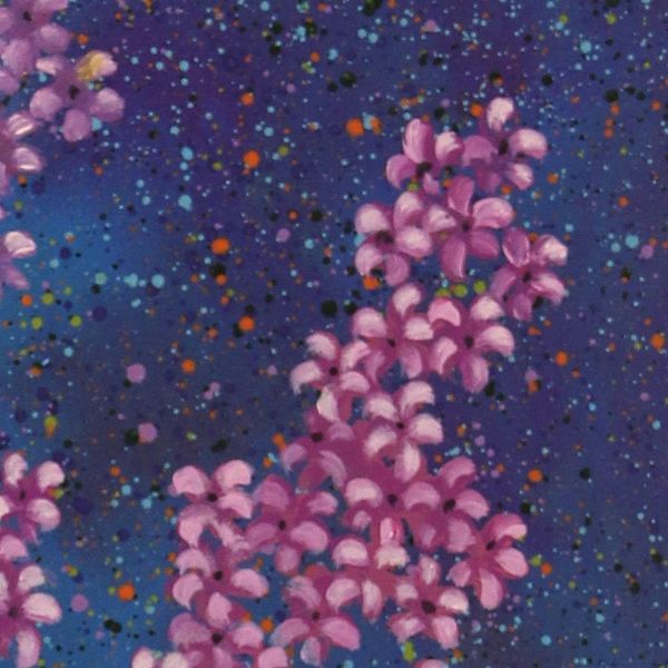 Alternate image for Acrylic Blossoming Tree Painting on Canvas Giving the Best