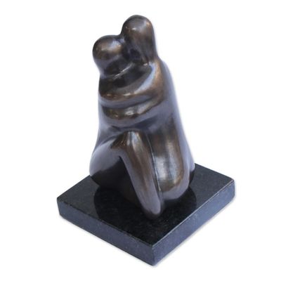 Alternate image for Romantic Bronze Fine Art Sculpture from Brazil Complicity