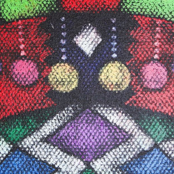 Alternate image for Acrylic Portrait of Woman with Traditional Hmong Headdress Ethnic Woman