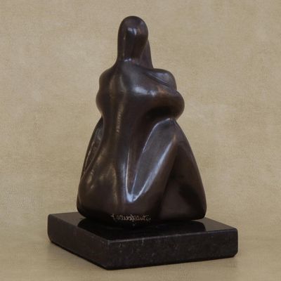 Alternate image for Romantic Bronze Fine Art Sculpture from Brazil Complicity