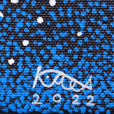 Alternate image for Midnight Mountain Landscape Painting from Thailand Night Mountain II