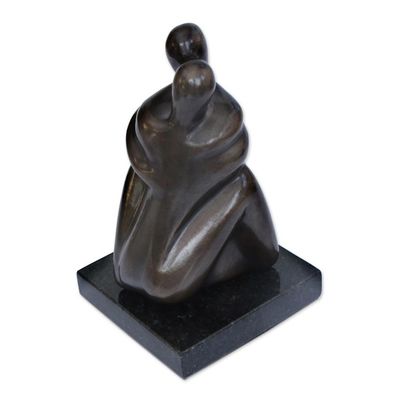 Alternate image for Romantic Bronze Fine Art Sculpture from Brazil Complicity