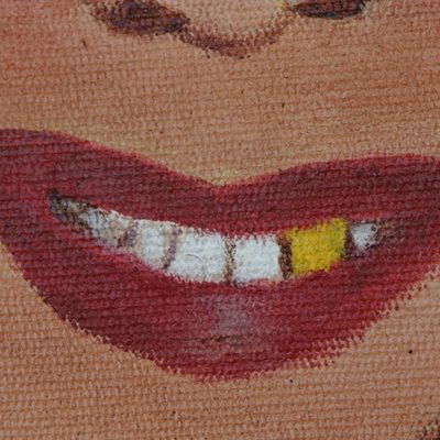 Alternate image for Witty Naif Portrait from Brazil Zeze, Wife of a Gold Miner