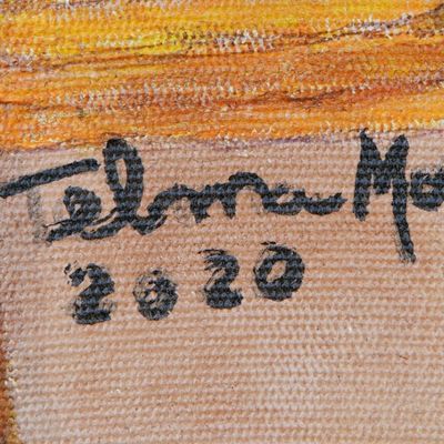 Alternate image for Witty Naif Portrait from Brazil Zeze, Wife of a Gold Miner